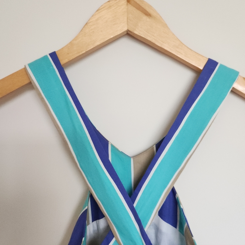 🔥SOLD🔥 Trina Turk Silk Cotton Halter Top - Picture 8 of 9